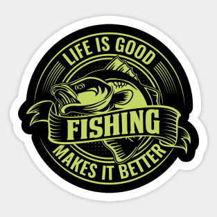 Fishing life Sticker